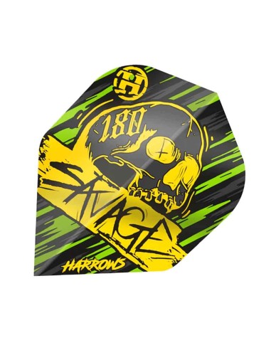 Fülle Harrows Darts Flüge Savage Yellow Green Hf8502