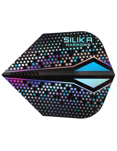 Plumas Harrows Darts Silika Colourshift Crystalline N6 X Silver Hf5143