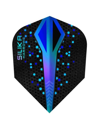 Fülle Harrows Darts Silikon Colourshift Kristalline N6 Blau Hf5135