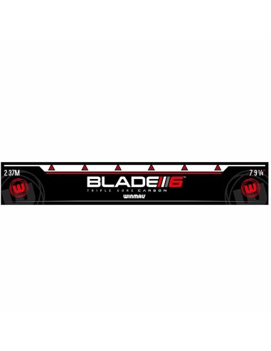 Ligne de tir pour les fléchettes Winmau Il s'agit de Blade 6 8764.