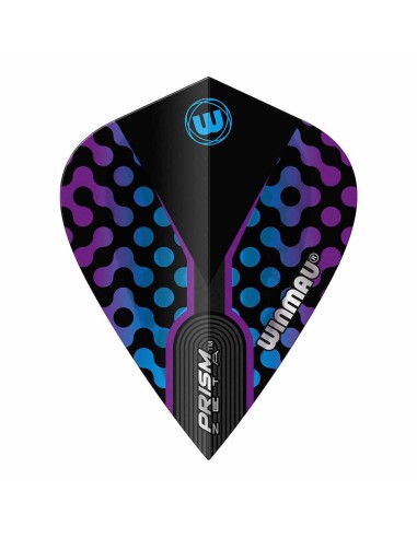 Fülle Winmau Darts Blue, Black & Purple Kite Flug 6907.114