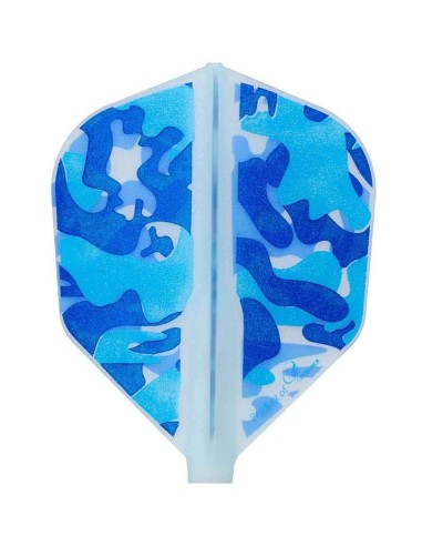 Des plumes Fit Flight Series Liquid Camo C Shape Bleu