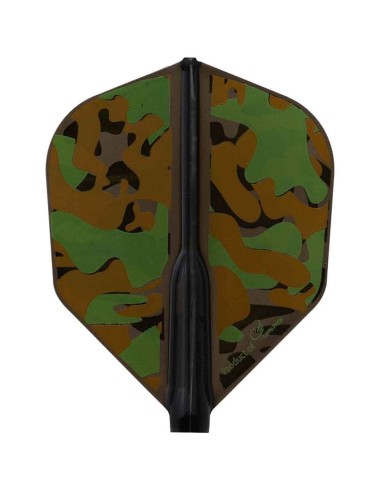 Fit Flight Series Liquid Camo A-Form D-schwarze Federn