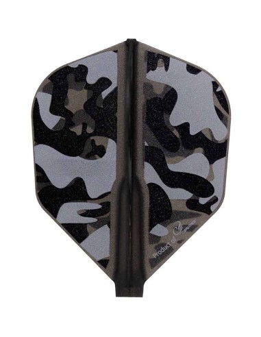 Les plumes Fit Flight Series Liquid Camo B Shape noir