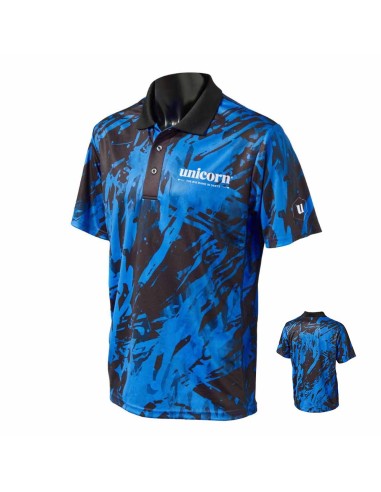 Polo Unicorn Darts Pro-tech Camo Blu Xxl 808blxxl