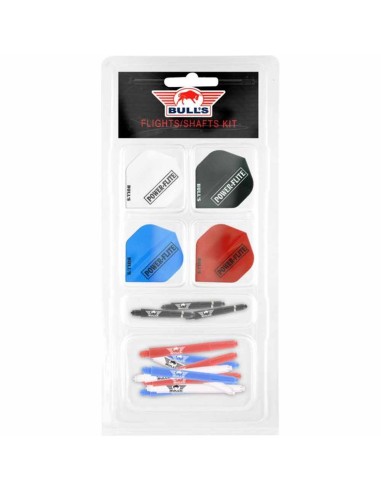 Los Federn + Stangen Bulls Darts De 4 + 4 52339