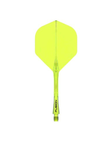 Feathers Winmau Darts Fusion yellow short 22-64mm 8775