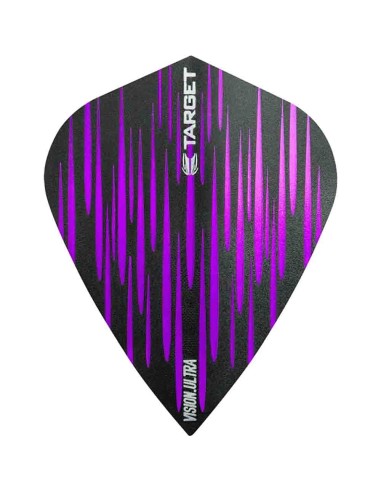 Plumas Target Darts Visão Ultra Spectrum Kite Morada 332220