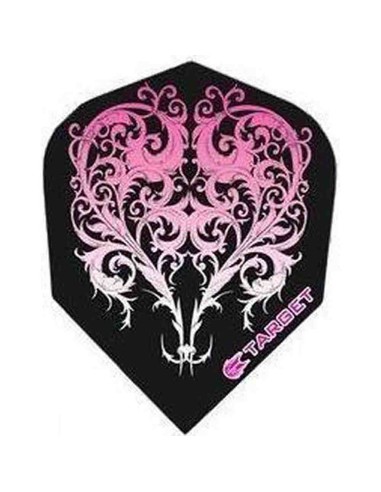 Kopie von Federn Target Darts Pink Heart Nr. 6 117070