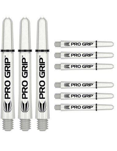 Cañas Target Pro Grip Shaft Short 3 Sets White (34mm) 380235