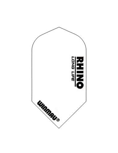 Pluma Winmau Darts Rhino Slim Blanca 6910.107