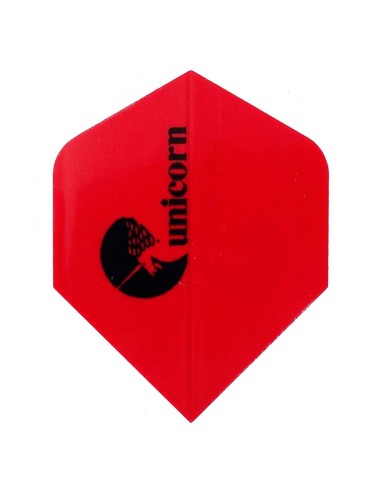 Plumes Unicorn Darts 100 maîtres plus rouge standard 77683