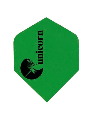 Plumes Unicorn Darts 100 maître plus vert standard 77686