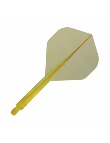 Plumas Condor Axe Standard Amarillo Claro Largo 33.5mm 3 Uds.