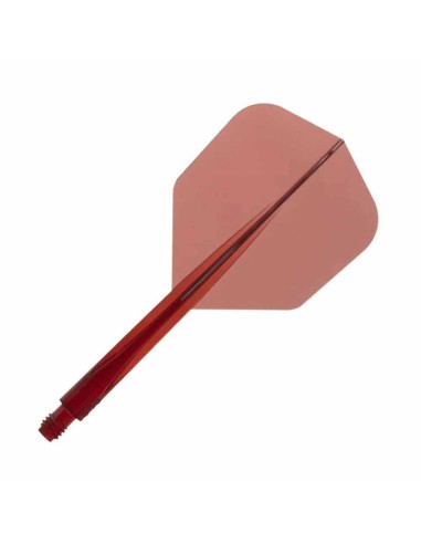 Plumas Condor Axe Shape Rojo Claro M 27.5mm 3 Uds.