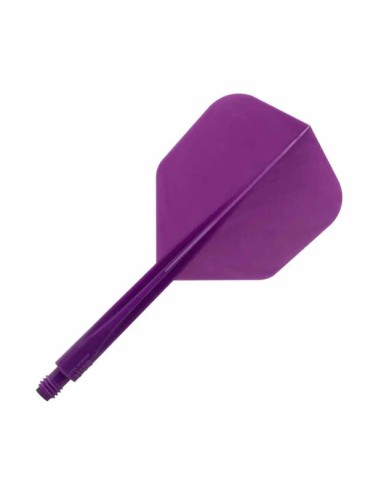 Plumas Condor Axe Shape Morada Largo 33.5mm 3 Uds.