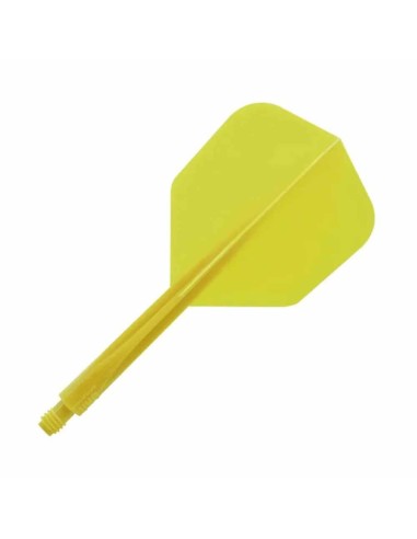 Plumas Condor Axe Shape Amarillo Largo 33.5mm 3 Uds.