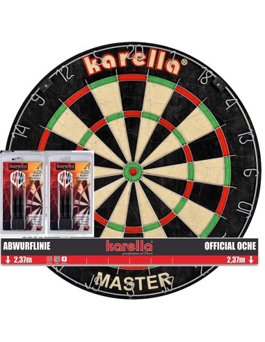 Je vous en prie Karella Master + 2 jeu de fléchettes 8085.03