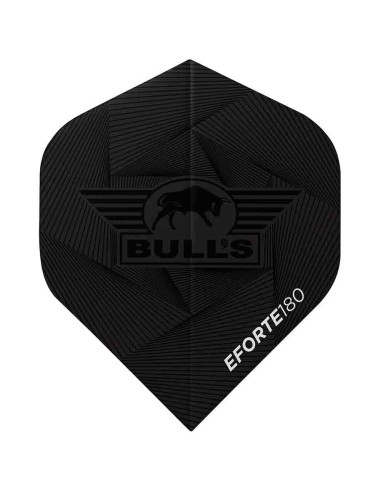 Plumas Bulls Darts Eforte 180 No2 Standard Negro Bu-51002