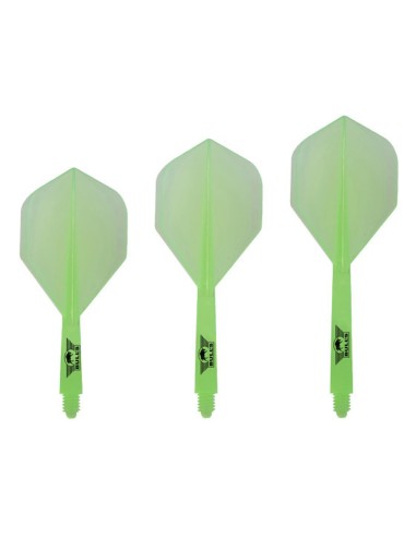 Piume Bulls Darts Union Flights System Verde n. 2 Taglio 59mm 50303