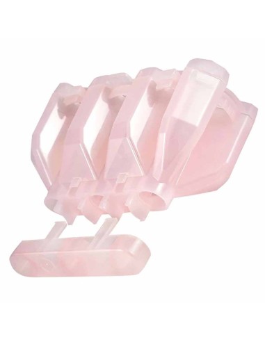 Caja Plumas Fit Flight Cosmo Darts Case 2.5 Air Clear Pink