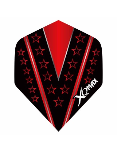 Plumas Flights Xqmax Pet Darts Standard Red Star Qd8201260