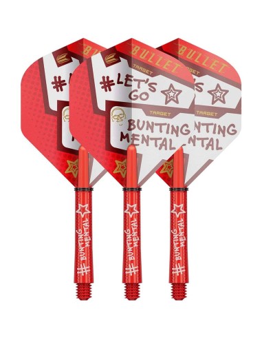 Plumas Target Stephen Bunting (3 Sets) Plumas + Cañas Med 380402