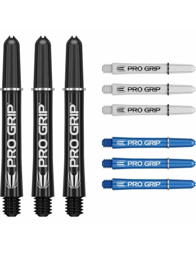 Cañas Target Pro Grip Shaft Med 3 Sets Negro-blanco-azul (48mm) 380389