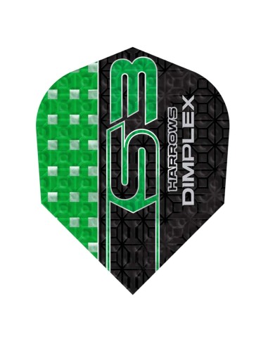 Feathers Harrows Darts Flights No6 Dimplex S3 Verde