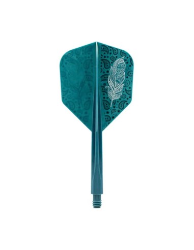 Fülle Condor Axt Doodle Feather Green Blue Shape S 21.5m Ihr drei.