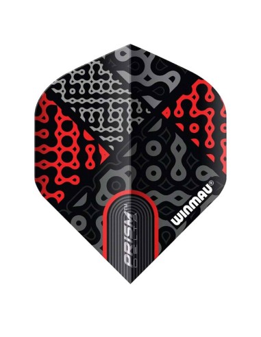 Plumas Winmau Darts Prism Delta Cypher Preto Vermelho 6915.279