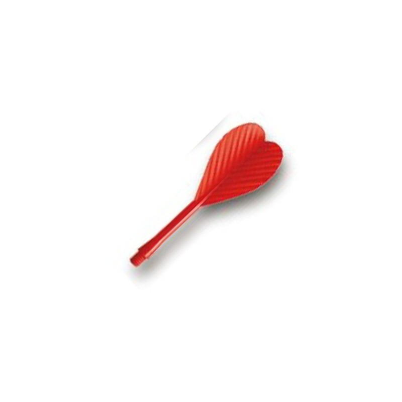 Darts All In One Durable Plastic Flights Red. 100 U.