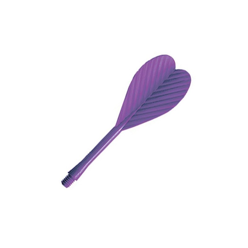 Darts All In One Durable Plastic Flights Purple. 100 U.